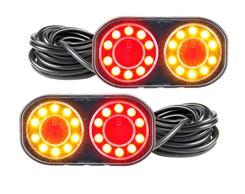 LED 209 Series Trailer Light Set - 8m cable