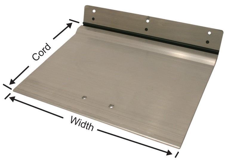 Lectrotab Trim Tab Plates - Stainless Steel