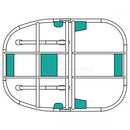 T Top 500 Folding Anodised with canvas - Relaxn