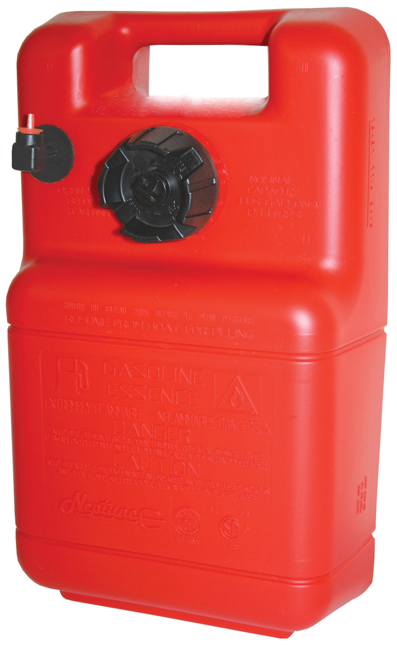 Scepter Gasoline Tank - Plastic - Red - 10-Litres