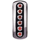 Relaxn Carbon Fiber Vinyl Switch Panel with 20A S/S Push Button Switches