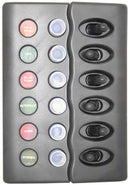 Waterproof Backlit Switch Panels with Circuit Breakers